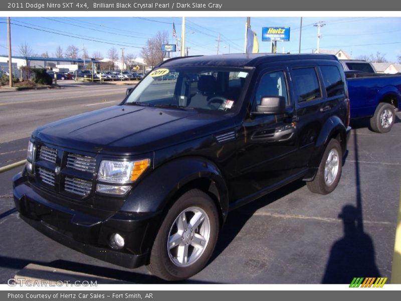 Brilliant Black Crystal Pearl / Dark Slate Gray 2011 Dodge Nitro SXT 4x4