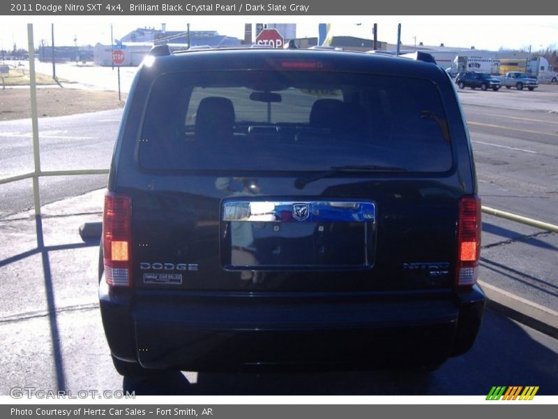 Brilliant Black Crystal Pearl / Dark Slate Gray 2011 Dodge Nitro SXT 4x4