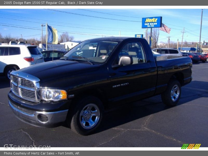 Black / Dark Slate Gray 2005 Dodge Ram 1500 ST Regular Cab