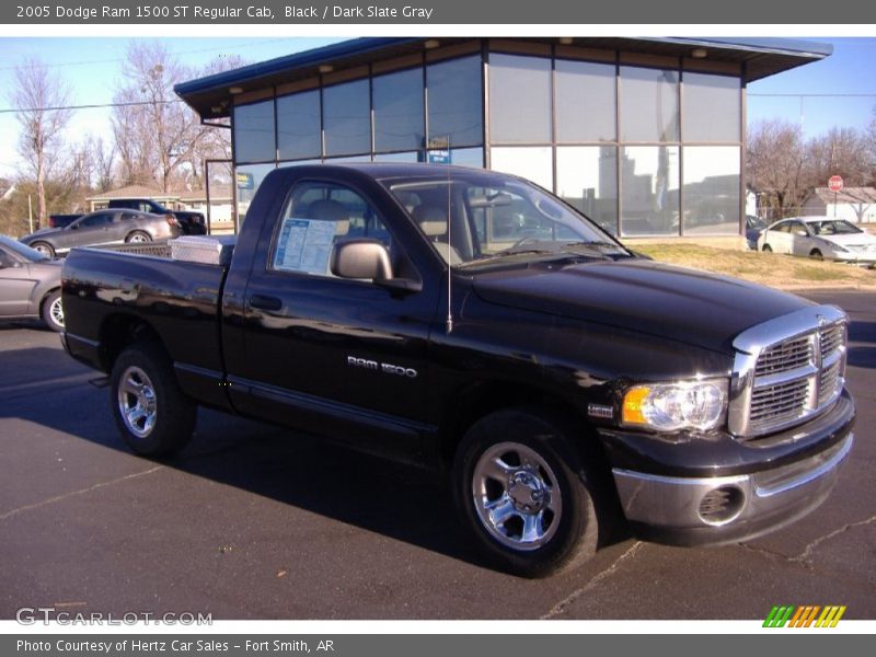 Black / Dark Slate Gray 2005 Dodge Ram 1500 ST Regular Cab