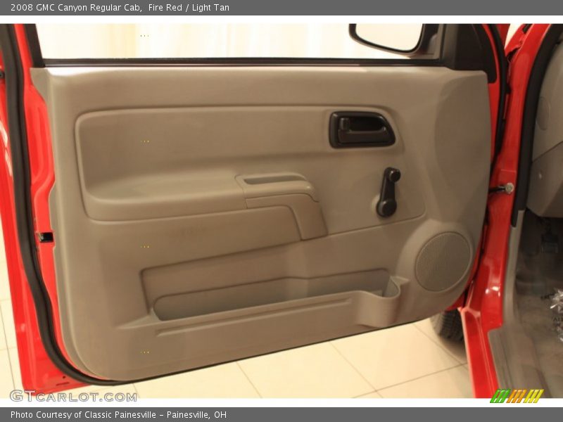 Fire Red / Light Tan 2008 GMC Canyon Regular Cab