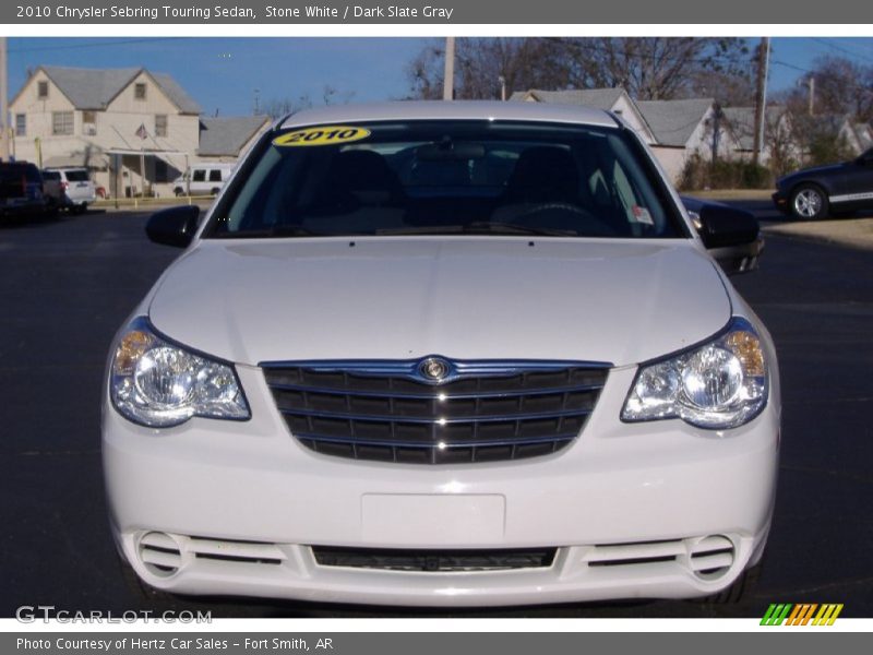 Stone White / Dark Slate Gray 2010 Chrysler Sebring Touring Sedan