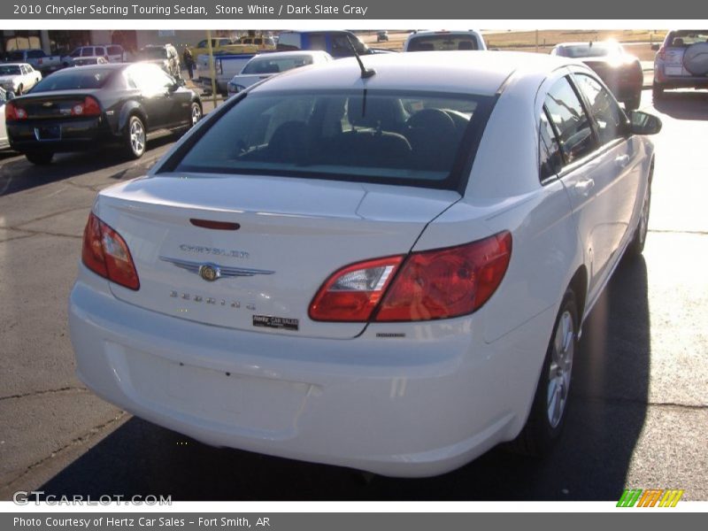 Stone White / Dark Slate Gray 2010 Chrysler Sebring Touring Sedan