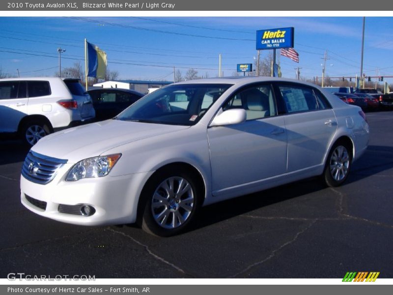 Blizzard White Pearl / Light Gray 2010 Toyota Avalon XLS