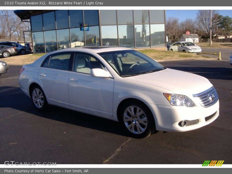 Blizzard White Pearl / Light Gray 2010 Toyota Avalon XLS