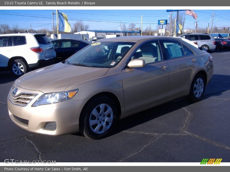 Sandy Beach Metallic / Bisque 2010 Toyota Camry LE