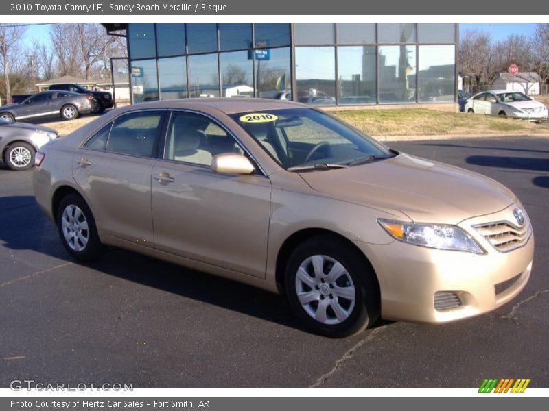 Sandy Beach Metallic / Bisque 2010 Toyota Camry LE