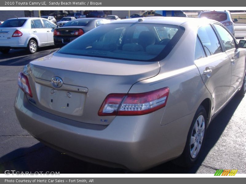 Sandy Beach Metallic / Bisque 2010 Toyota Camry LE
