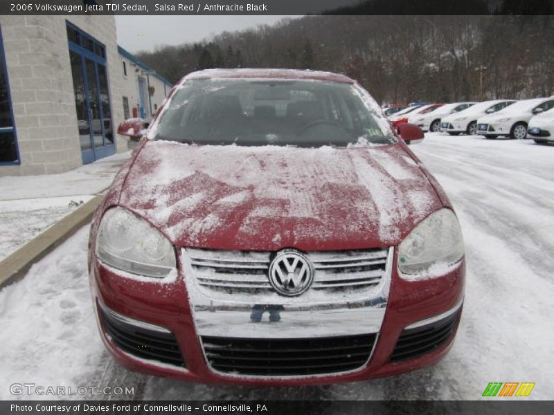 Salsa Red / Anthracite Black 2006 Volkswagen Jetta TDI Sedan