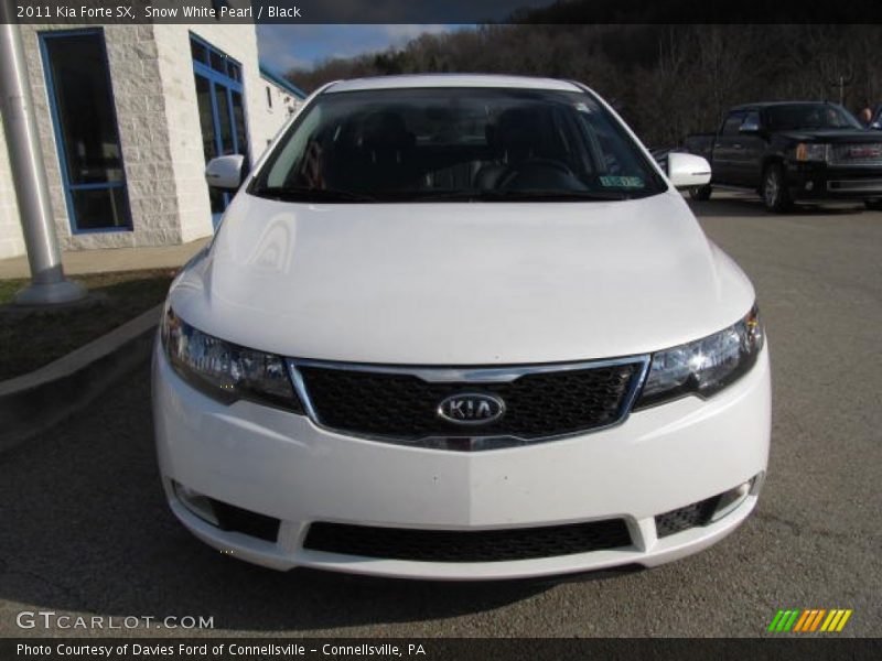 Snow White Pearl / Black 2011 Kia Forte SX