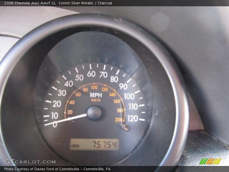 Cosmic Silver Metallic / Charcoal 2008 Chevrolet Aveo Aveo5 LS