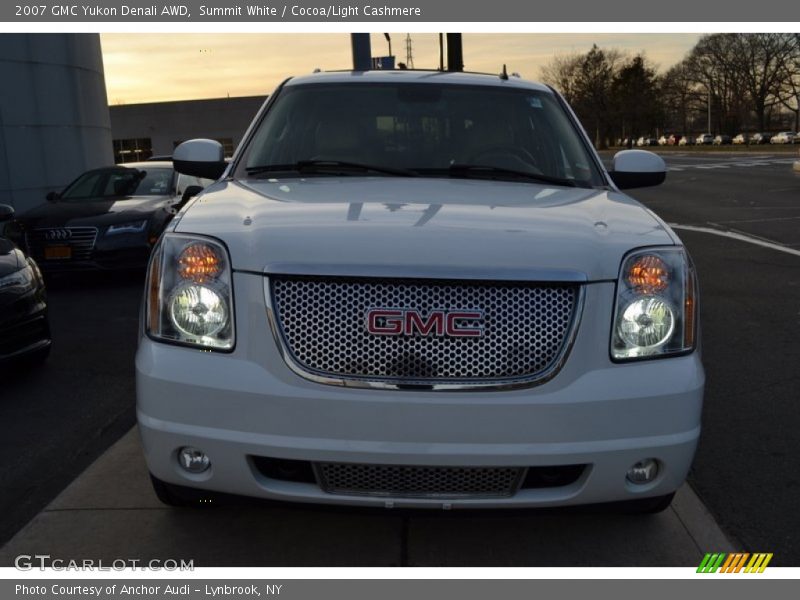 Summit White / Cocoa/Light Cashmere 2007 GMC Yukon Denali AWD