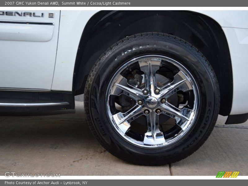 Summit White / Cocoa/Light Cashmere 2007 GMC Yukon Denali AWD