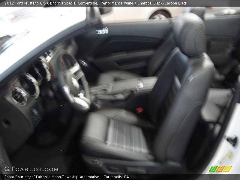 Performance White / Charcoal Black/Carbon Black 2012 Ford Mustang C/S California Special Convertible