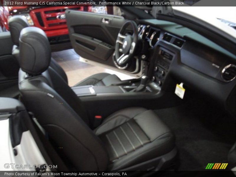 Performance White / Charcoal Black/Carbon Black 2012 Ford Mustang C/S California Special Convertible