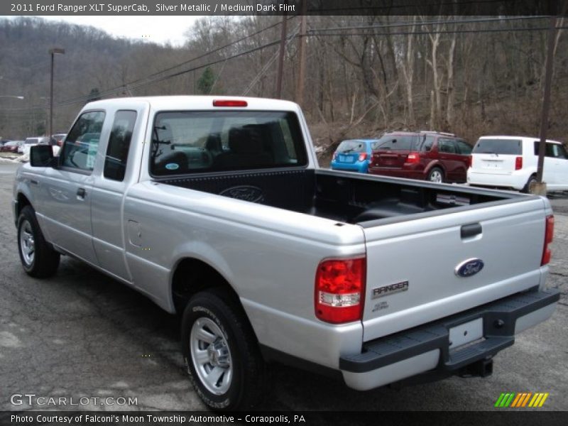 Silver Metallic / Medium Dark Flint 2011 Ford Ranger XLT SuperCab