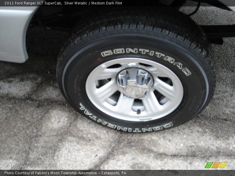 Silver Metallic / Medium Dark Flint 2011 Ford Ranger XLT SuperCab