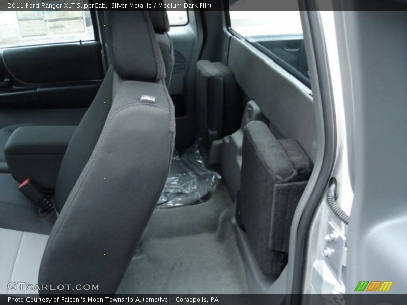 Silver Metallic / Medium Dark Flint 2011 Ford Ranger XLT SuperCab