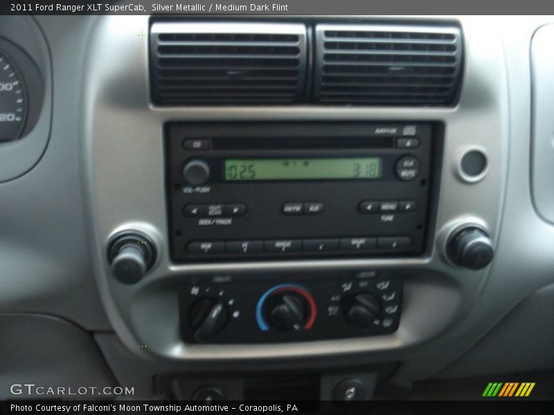 Silver Metallic / Medium Dark Flint 2011 Ford Ranger XLT SuperCab