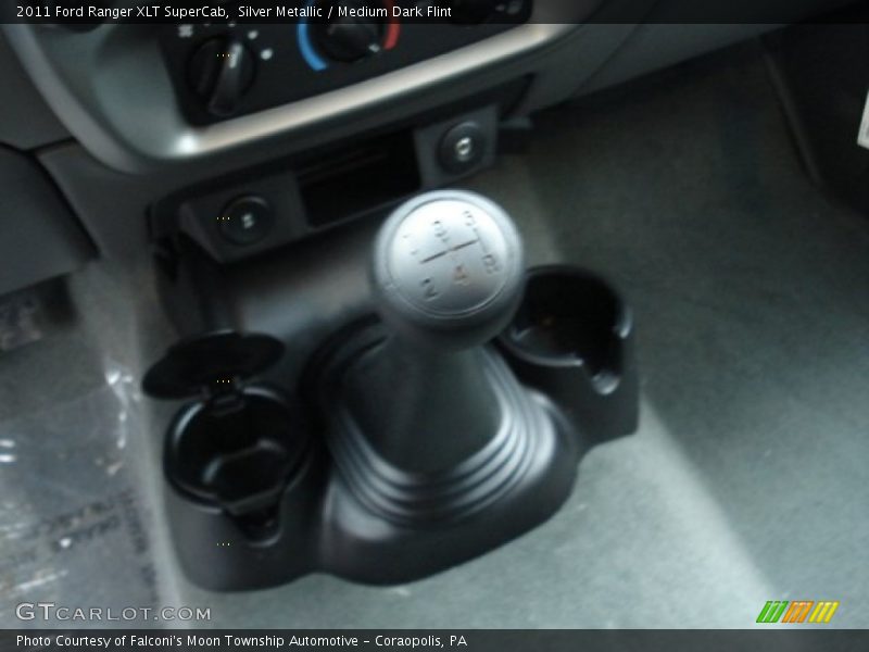 Silver Metallic / Medium Dark Flint 2011 Ford Ranger XLT SuperCab
