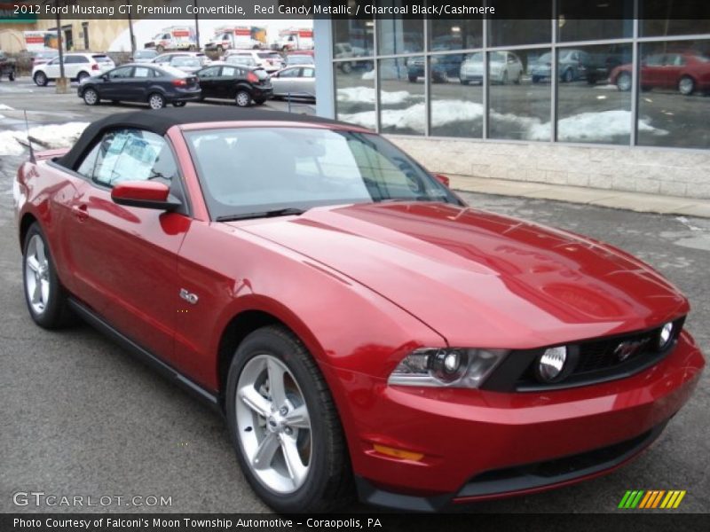 Front 3/4 View of 2012 Mustang GT Premium Convertible