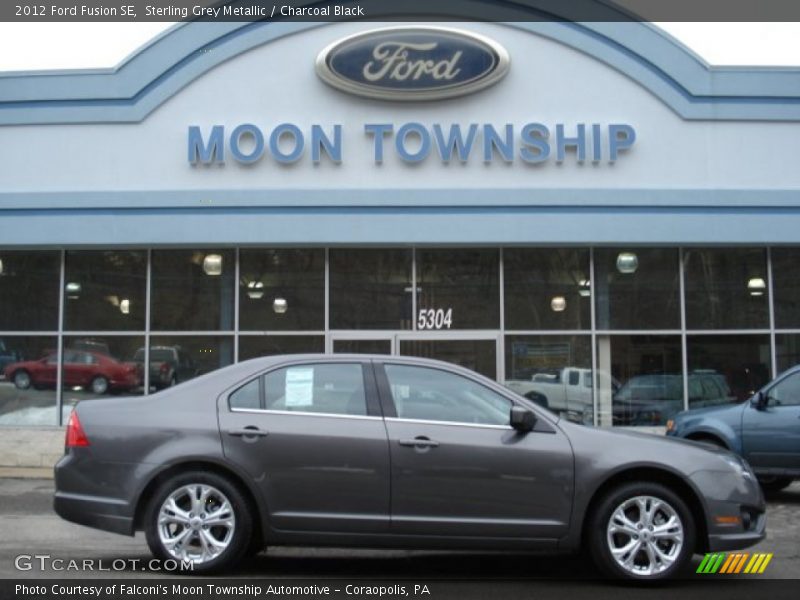Sterling Grey Metallic / Charcoal Black 2012 Ford Fusion SE