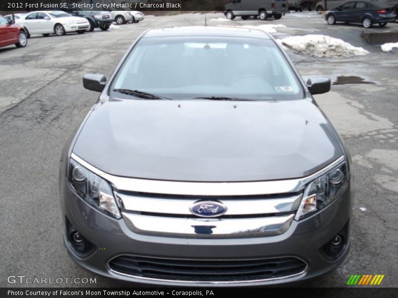 Sterling Grey Metallic / Charcoal Black 2012 Ford Fusion SE