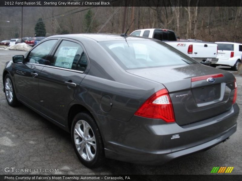 Sterling Grey Metallic / Charcoal Black 2012 Ford Fusion SE