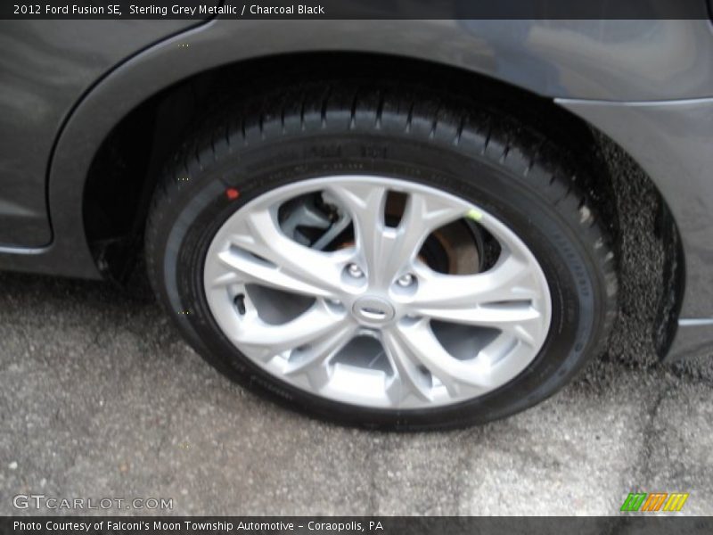 Sterling Grey Metallic / Charcoal Black 2012 Ford Fusion SE