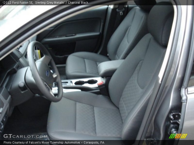 Sterling Grey Metallic / Charcoal Black 2012 Ford Fusion SE