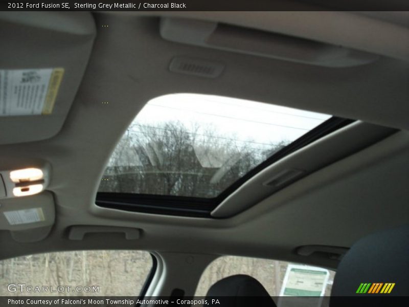 Sterling Grey Metallic / Charcoal Black 2012 Ford Fusion SE