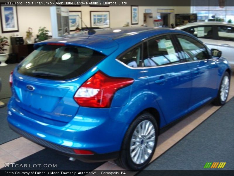 Blue Candy Metallic / Charcoal Black 2012 Ford Focus Titanium 5-Door