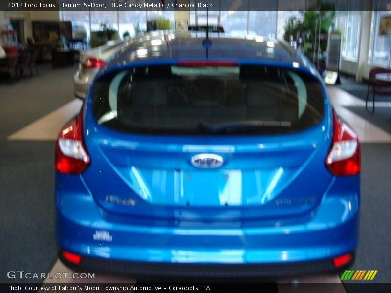 Blue Candy Metallic / Charcoal Black 2012 Ford Focus Titanium 5-Door