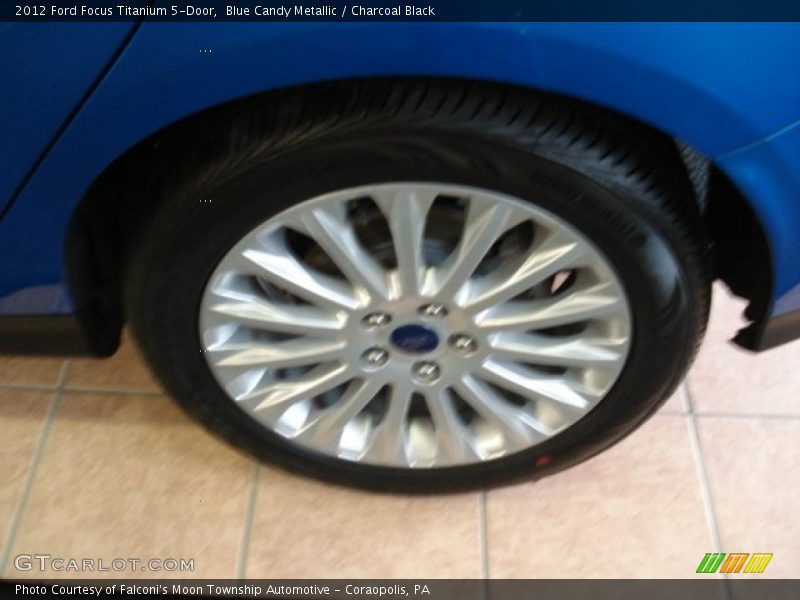 Blue Candy Metallic / Charcoal Black 2012 Ford Focus Titanium 5-Door