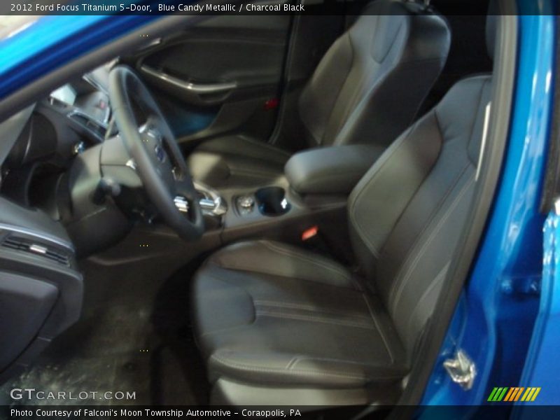 Blue Candy Metallic / Charcoal Black 2012 Ford Focus Titanium 5-Door