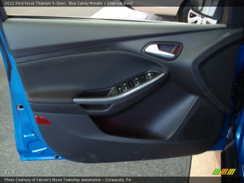 Blue Candy Metallic / Charcoal Black 2012 Ford Focus Titanium 5-Door