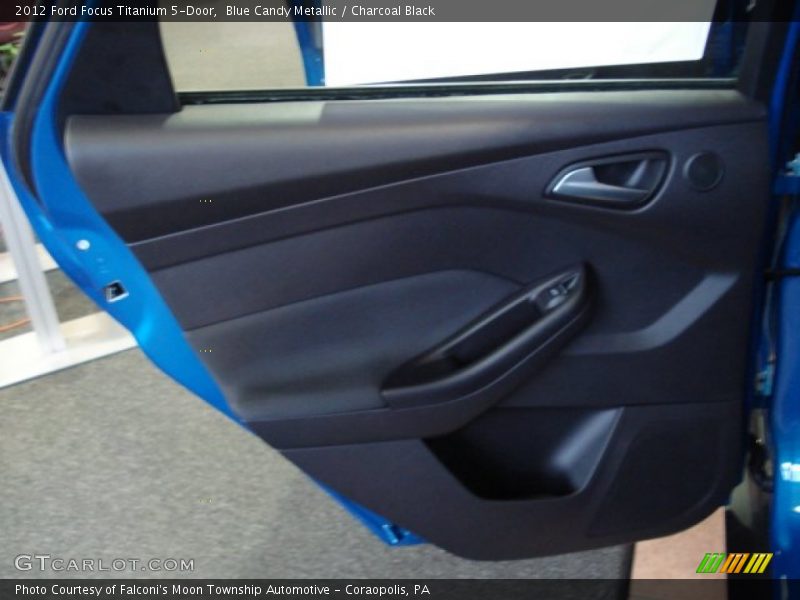 Blue Candy Metallic / Charcoal Black 2012 Ford Focus Titanium 5-Door