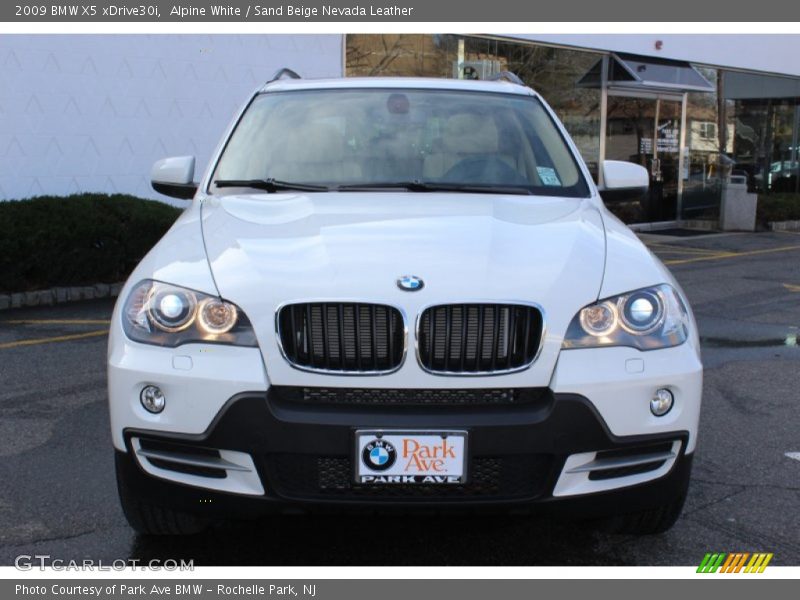 Alpine White / Sand Beige Nevada Leather 2009 BMW X5 xDrive30i
