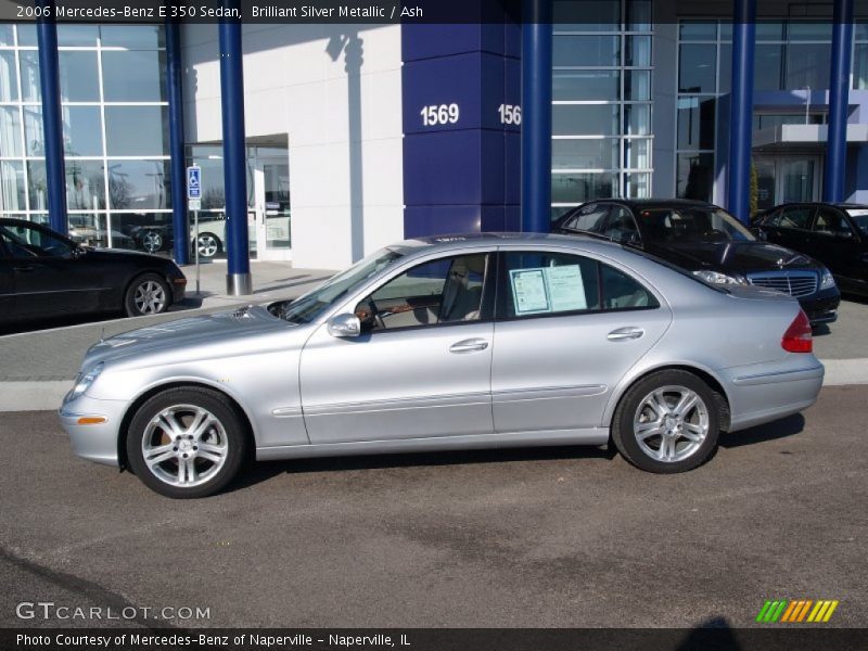 Brilliant Silver Metallic / Ash 2006 Mercedes-Benz E 350 Sedan