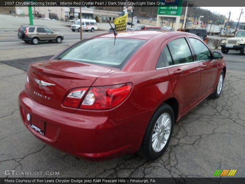 Inferno Red Crystal Pearl / Dark Slate Gray/Light Slate Gray 2007 Chrysler Sebring Sedan