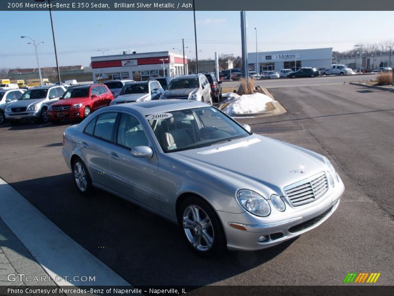 Brilliant Silver Metallic / Ash 2006 Mercedes-Benz E 350 Sedan
