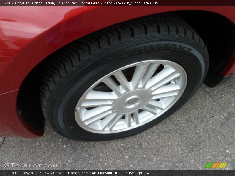 Inferno Red Crystal Pearl / Dark Slate Gray/Light Slate Gray 2007 Chrysler Sebring Sedan