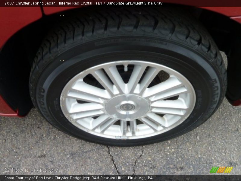 Inferno Red Crystal Pearl / Dark Slate Gray/Light Slate Gray 2007 Chrysler Sebring Sedan