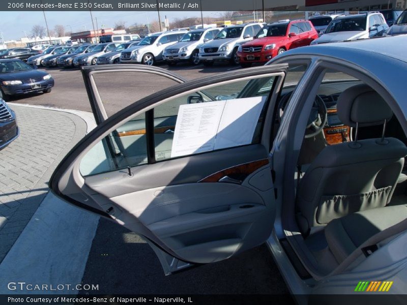 Brilliant Silver Metallic / Ash 2006 Mercedes-Benz E 350 Sedan