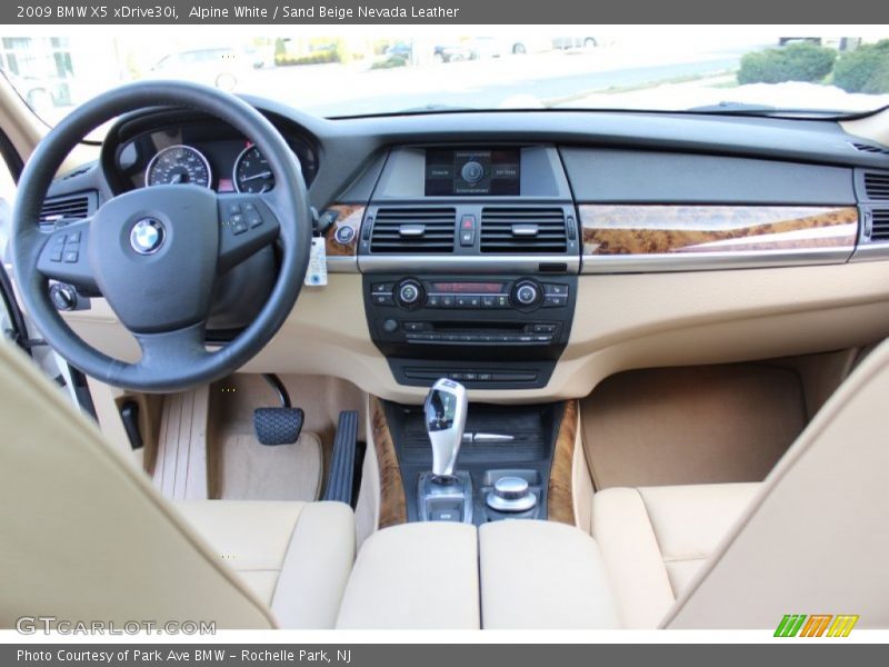 Alpine White / Sand Beige Nevada Leather 2009 BMW X5 xDrive30i