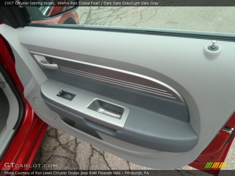 Inferno Red Crystal Pearl / Dark Slate Gray/Light Slate Gray 2007 Chrysler Sebring Sedan
