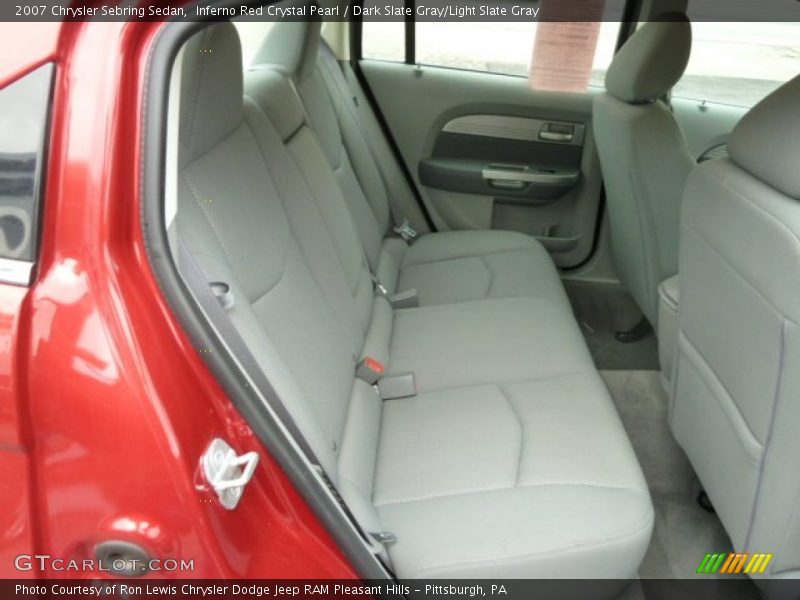 Inferno Red Crystal Pearl / Dark Slate Gray/Light Slate Gray 2007 Chrysler Sebring Sedan