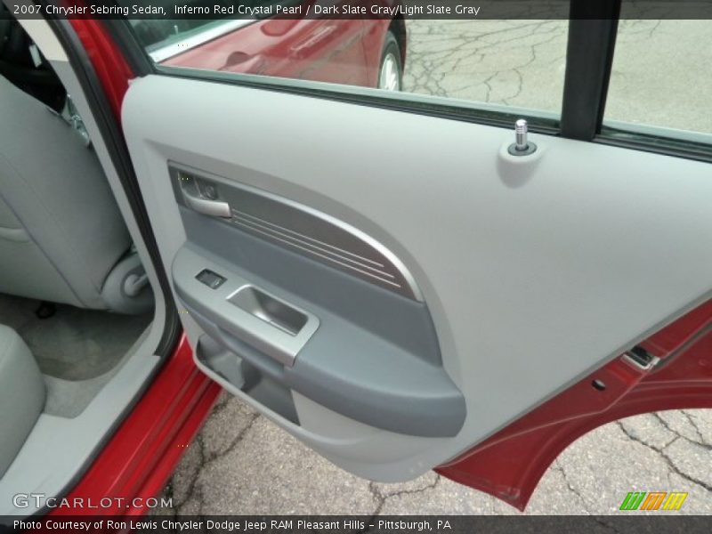 Inferno Red Crystal Pearl / Dark Slate Gray/Light Slate Gray 2007 Chrysler Sebring Sedan
