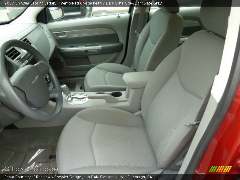 Inferno Red Crystal Pearl / Dark Slate Gray/Light Slate Gray 2007 Chrysler Sebring Sedan