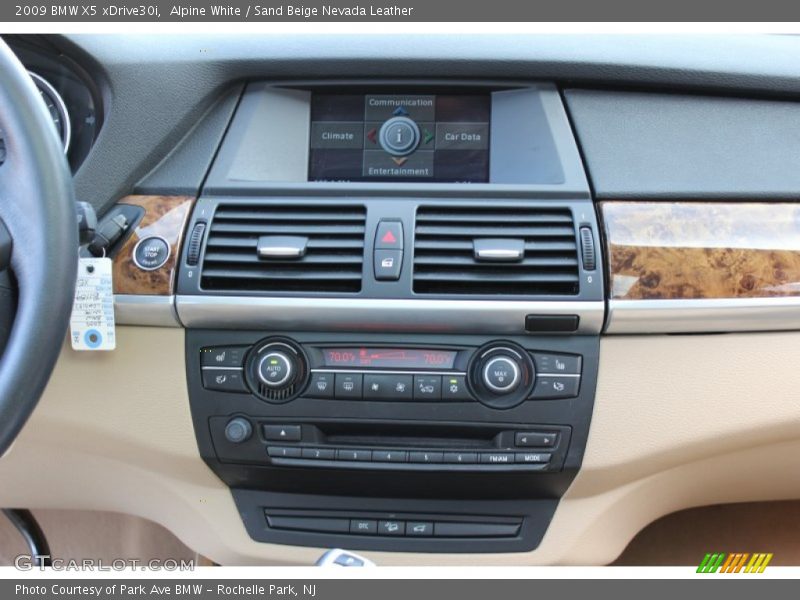 Alpine White / Sand Beige Nevada Leather 2009 BMW X5 xDrive30i